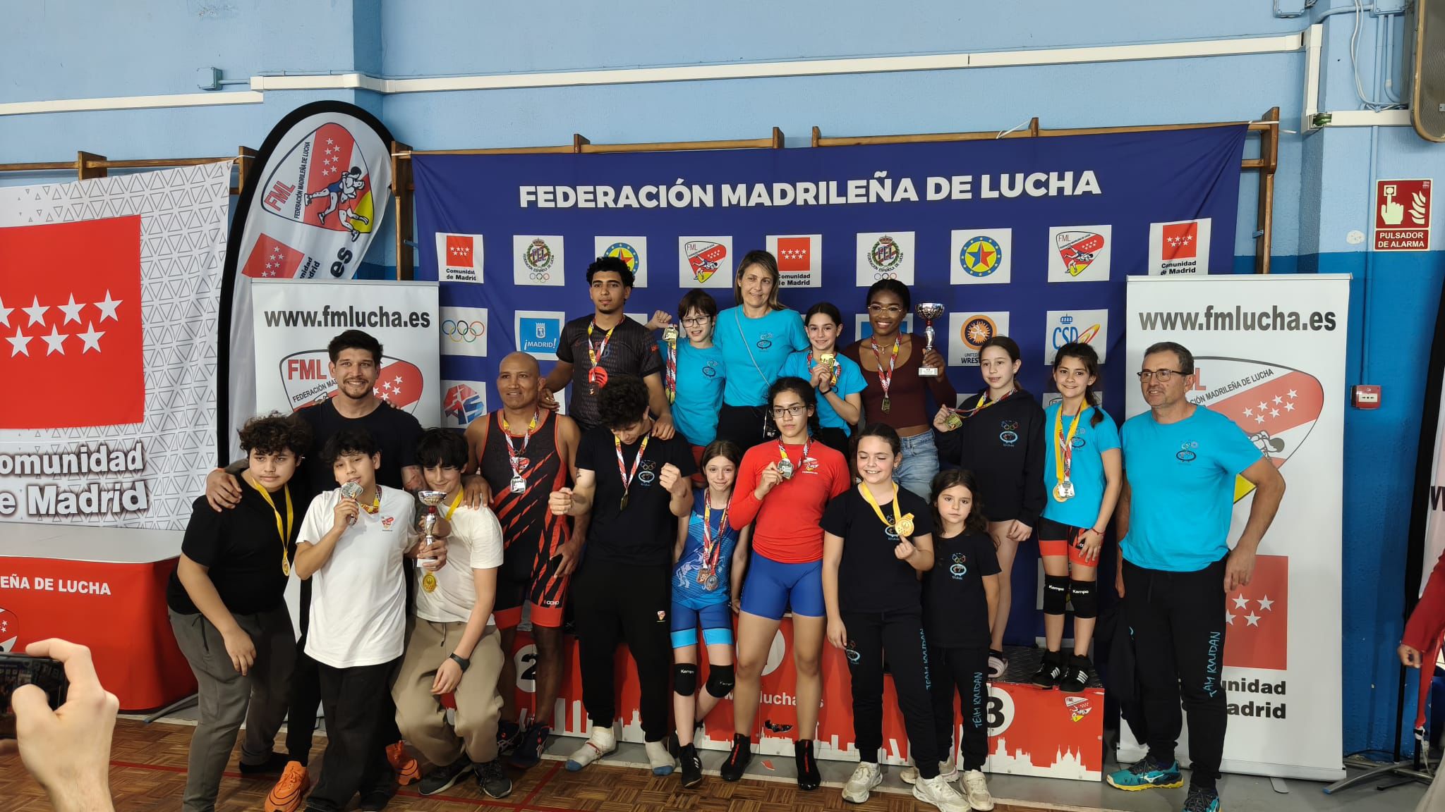 CLUB KYUDAN EL CASAR BRILLA EN EL CAMPEONATO DE MADRID DE LUCHAS OLÍMPICAS Y LOGRA SU CLASIFICACIÓN PARA EL NACIONAL