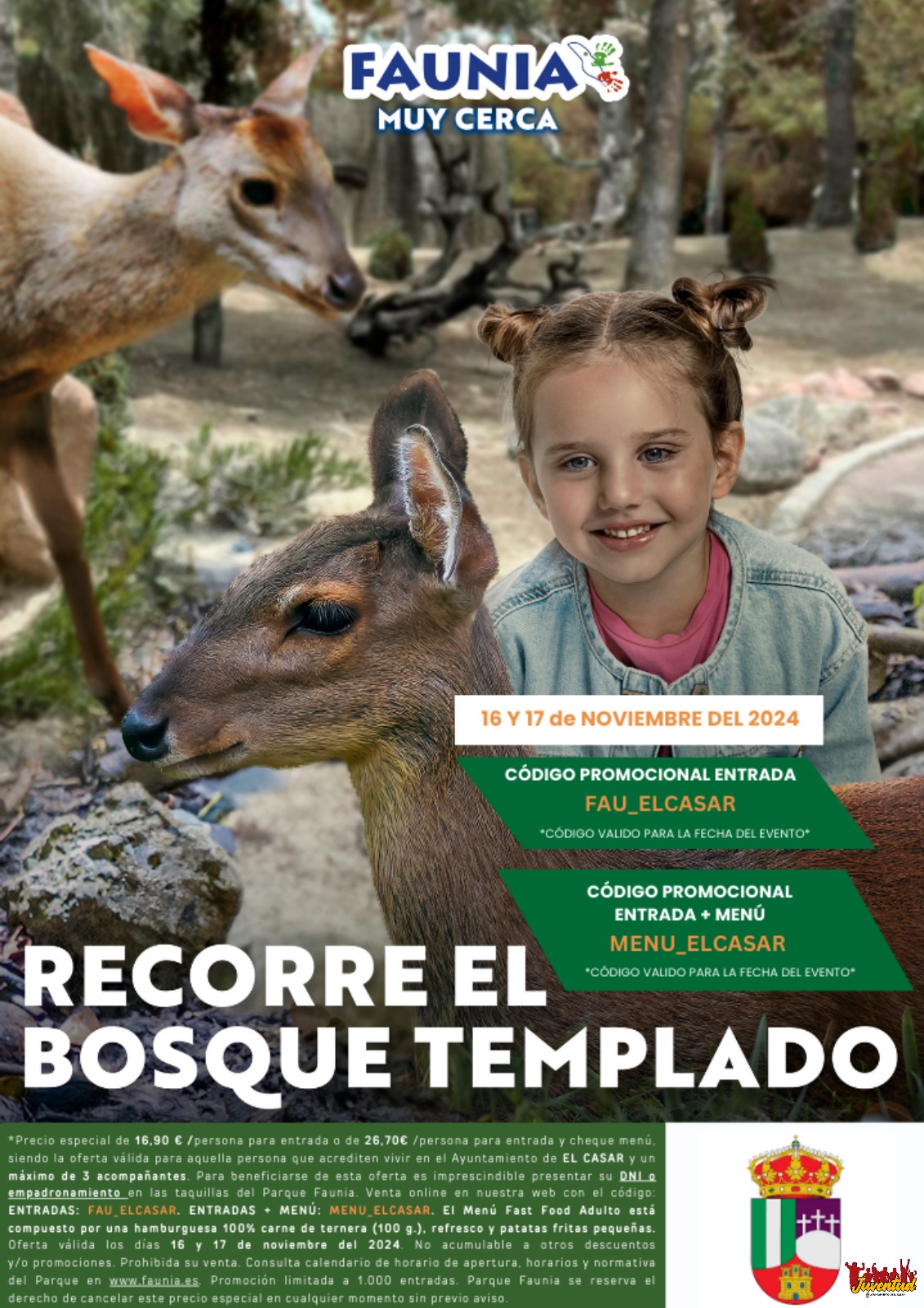 ¡RECORRE EL BOSQUE TEMPLADO DE FAUNIA CON UN PRECIO ESPECIAL PARA LOS VECINOS DE EL CASAR!