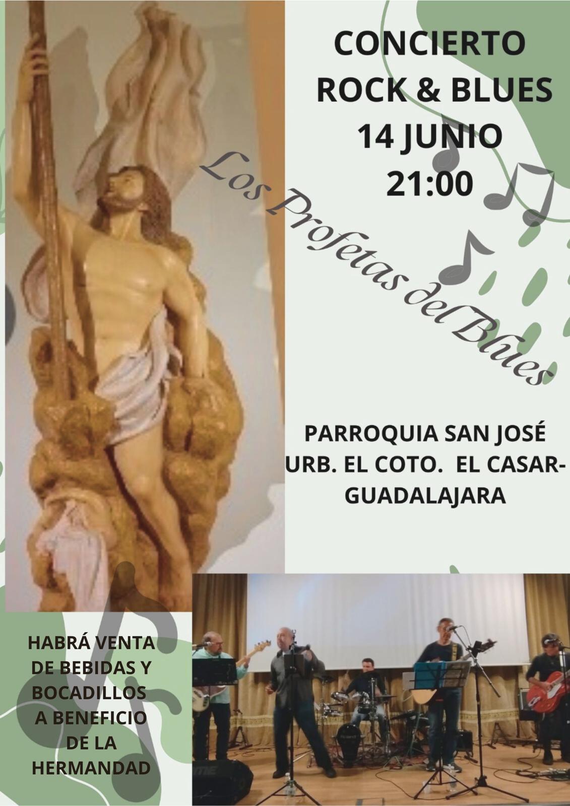 CONCIERTO SOLIDARIO ROCK & BLUES EN LA PARROQUIA DE EL COTO DE EL CASAR
