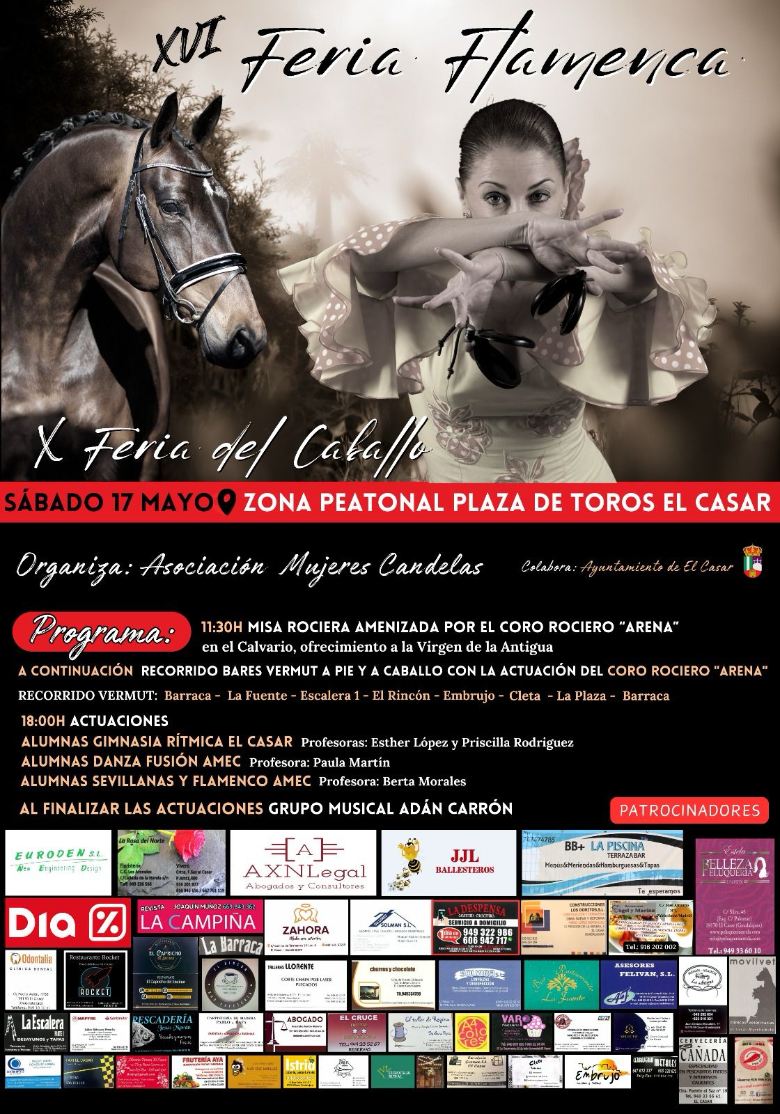 ¡NO TE PUEDES PERDER LA XVI FERIA FLAMENCA Y LA X FERIA DEL CABALLO!