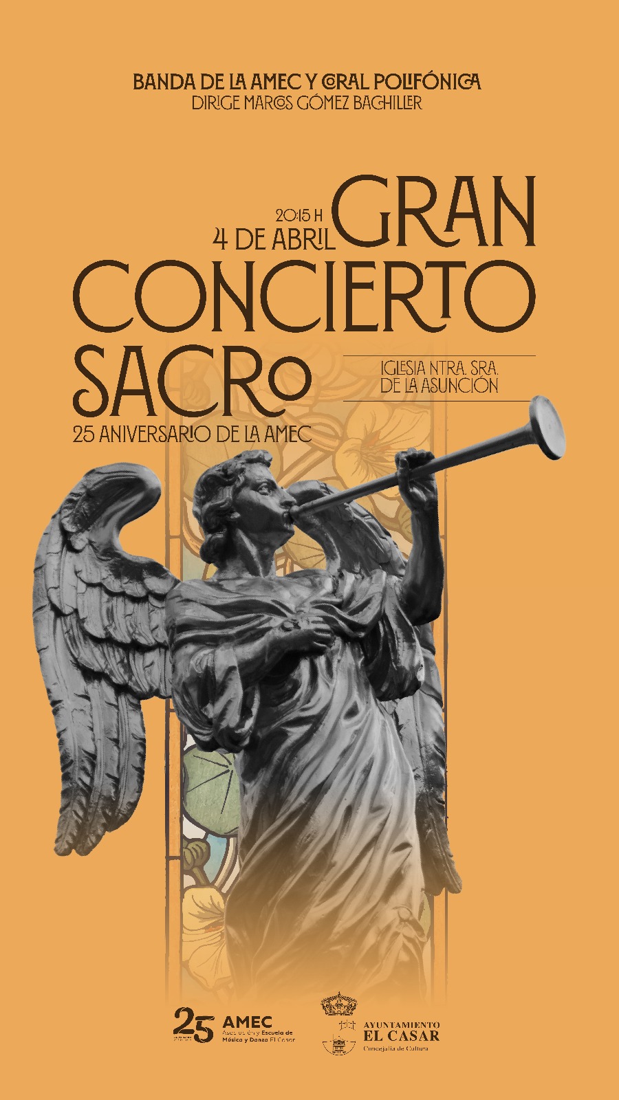 ¡EL PRÓXIMO 4 DE ABRIL TIENES UNA CITA CON LA MÚSICA EN EL CASAR!