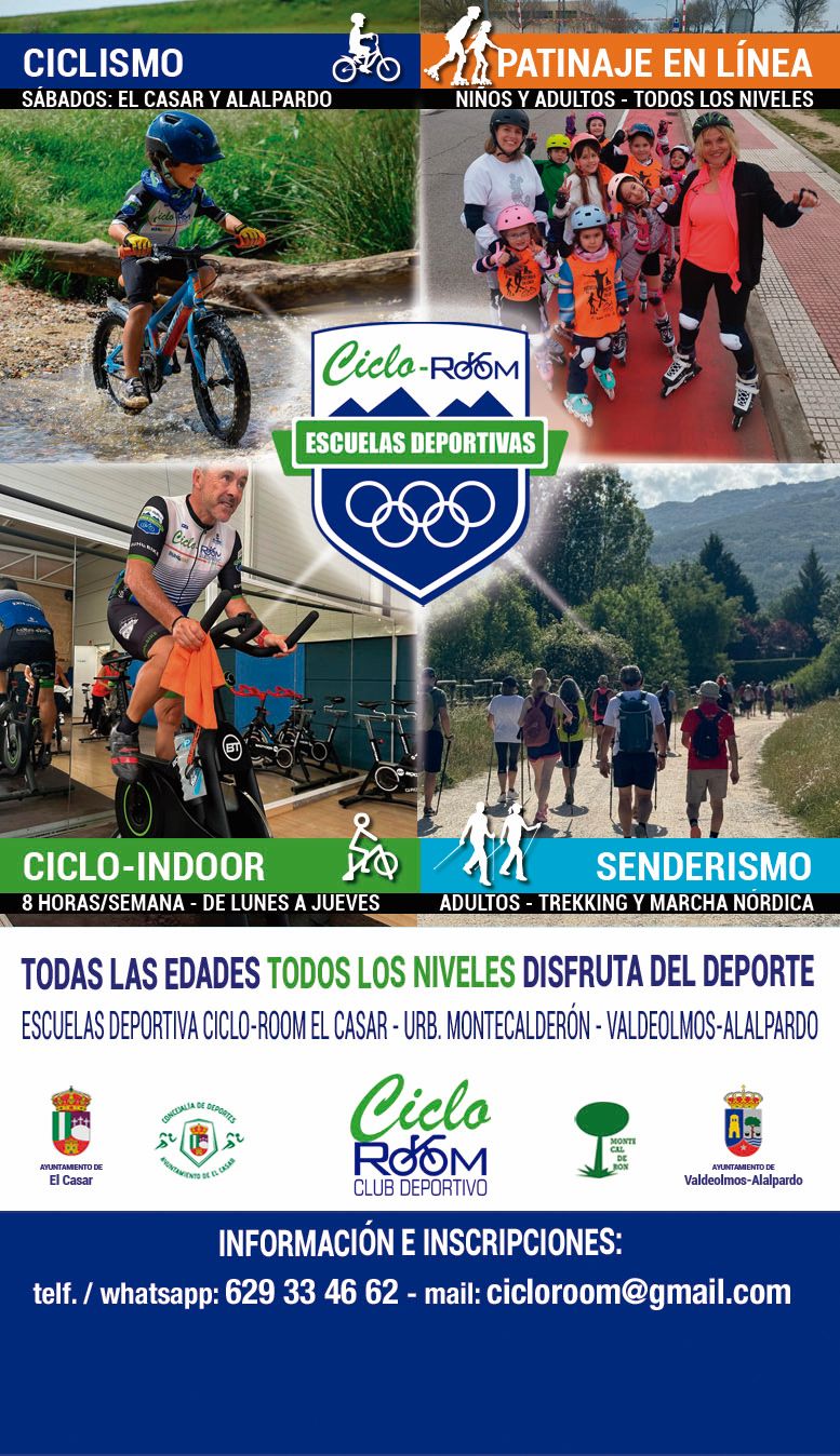 ¡COMIENZA LA NUEVA TEMPORADA EN LAS ESCUELAS DEL CLUB DEPORTIVO CICLO-ROOM EL CASAR!