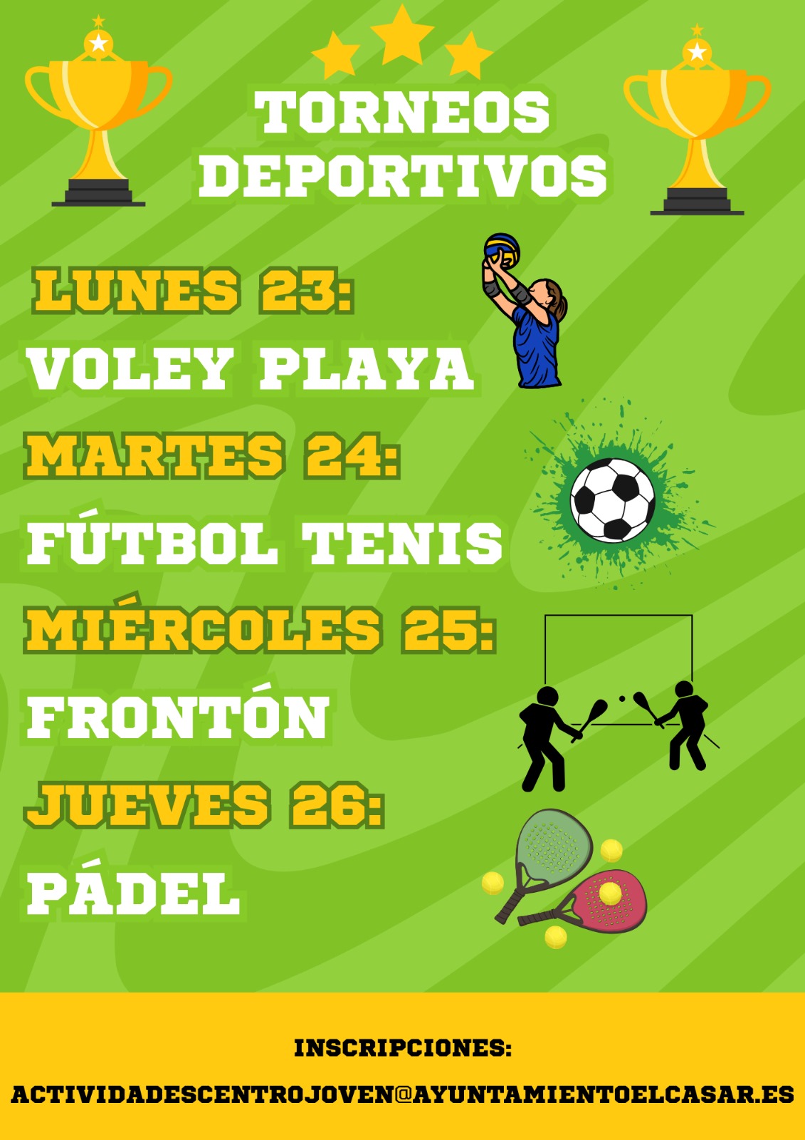 TORNEOS DEPORTIVOS - XIV SEMANA DE LA JUVENTUD