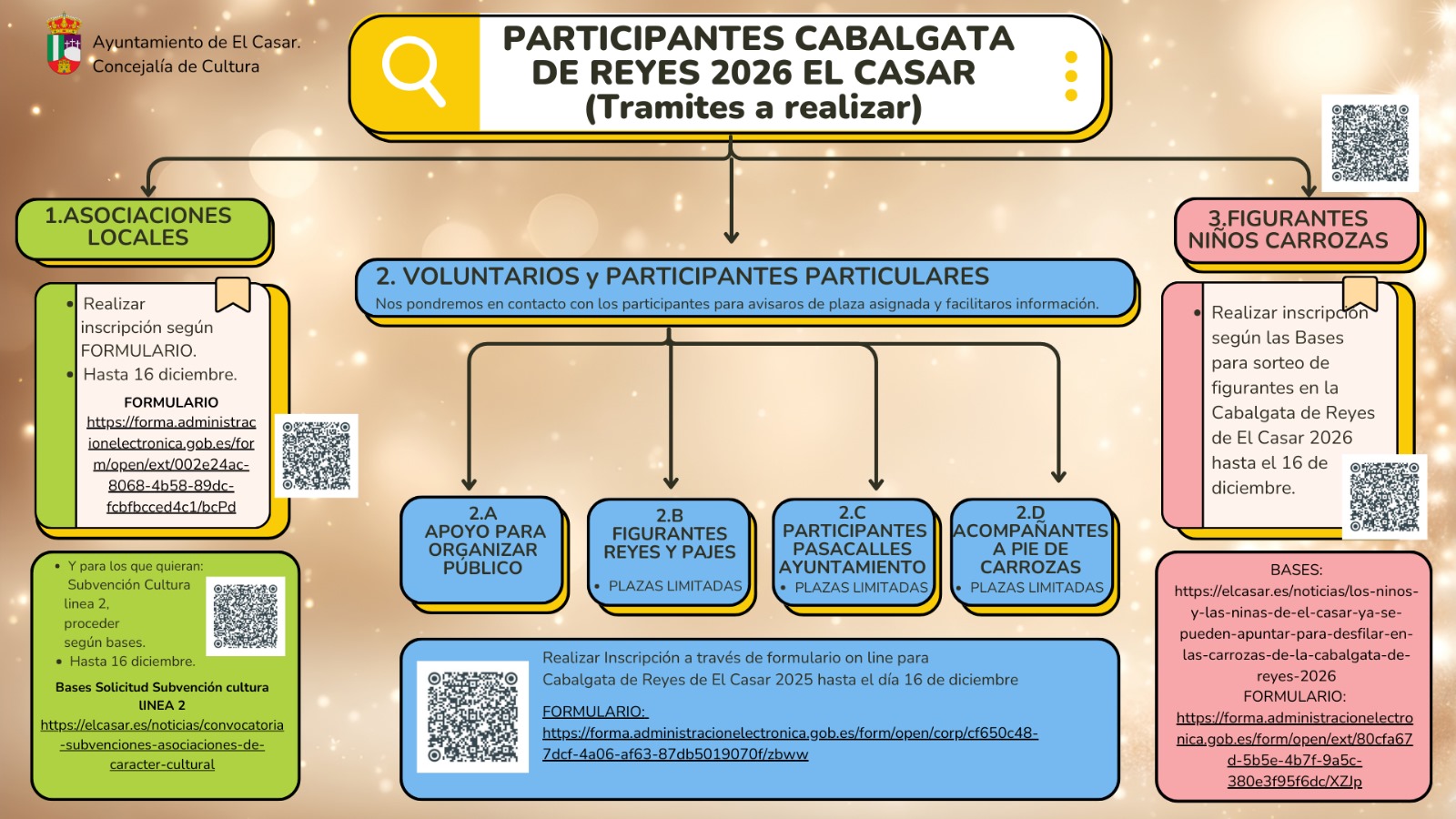 ¿QUIERES PARTICIPAR EN LA CABALGATA DE REYES DE EL CASAR 2026?