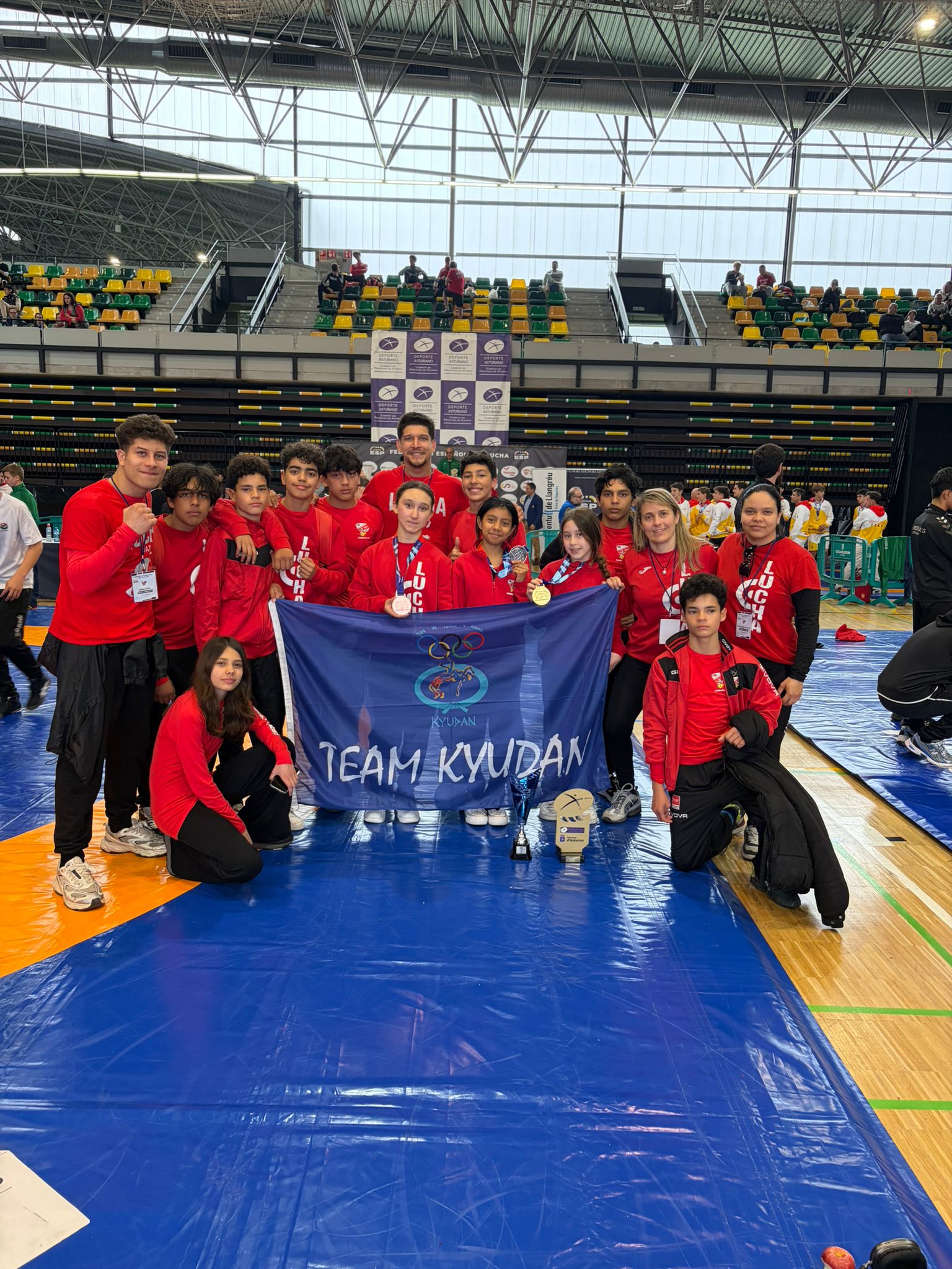 EL CLUB KYUDAN EL CASAR BRILLA EN EL CAMPEONATO DE ESPAÑA DE LUCHAS OLÍMPICAS