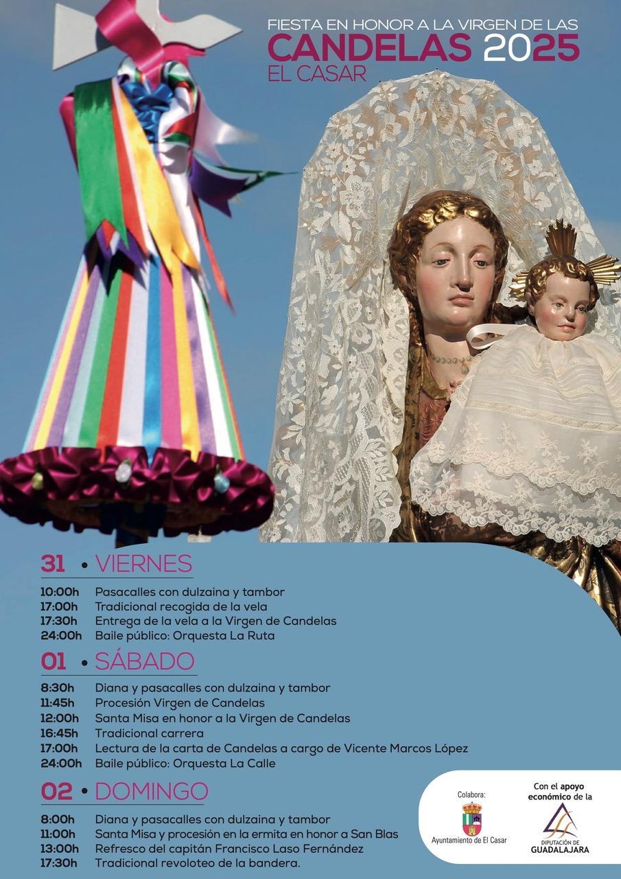FIESTA DE LAS CANDELAS EL CASAR 2025