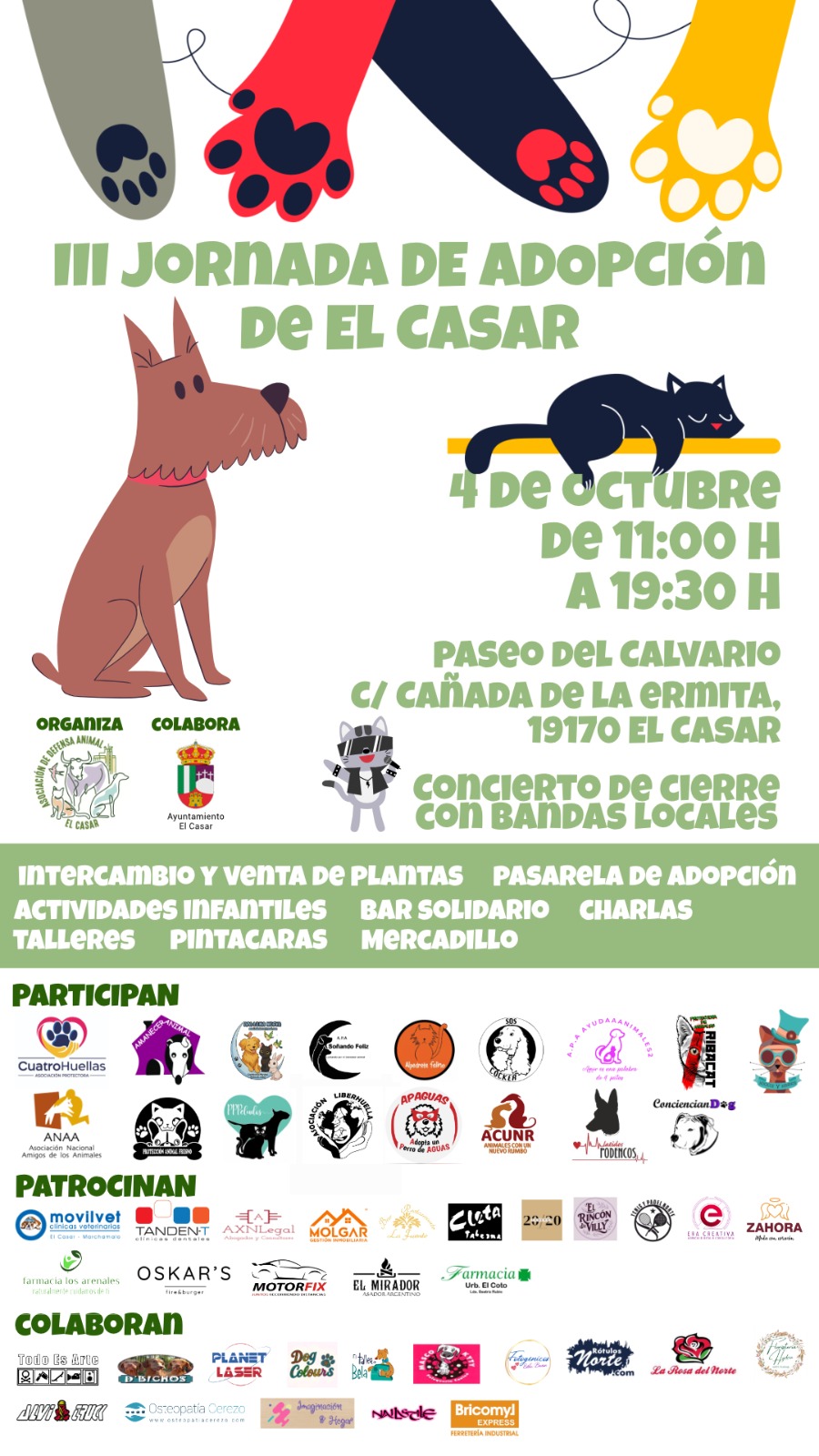 III JORNADA DE ADOPCIONES EN EL CASAR (1)