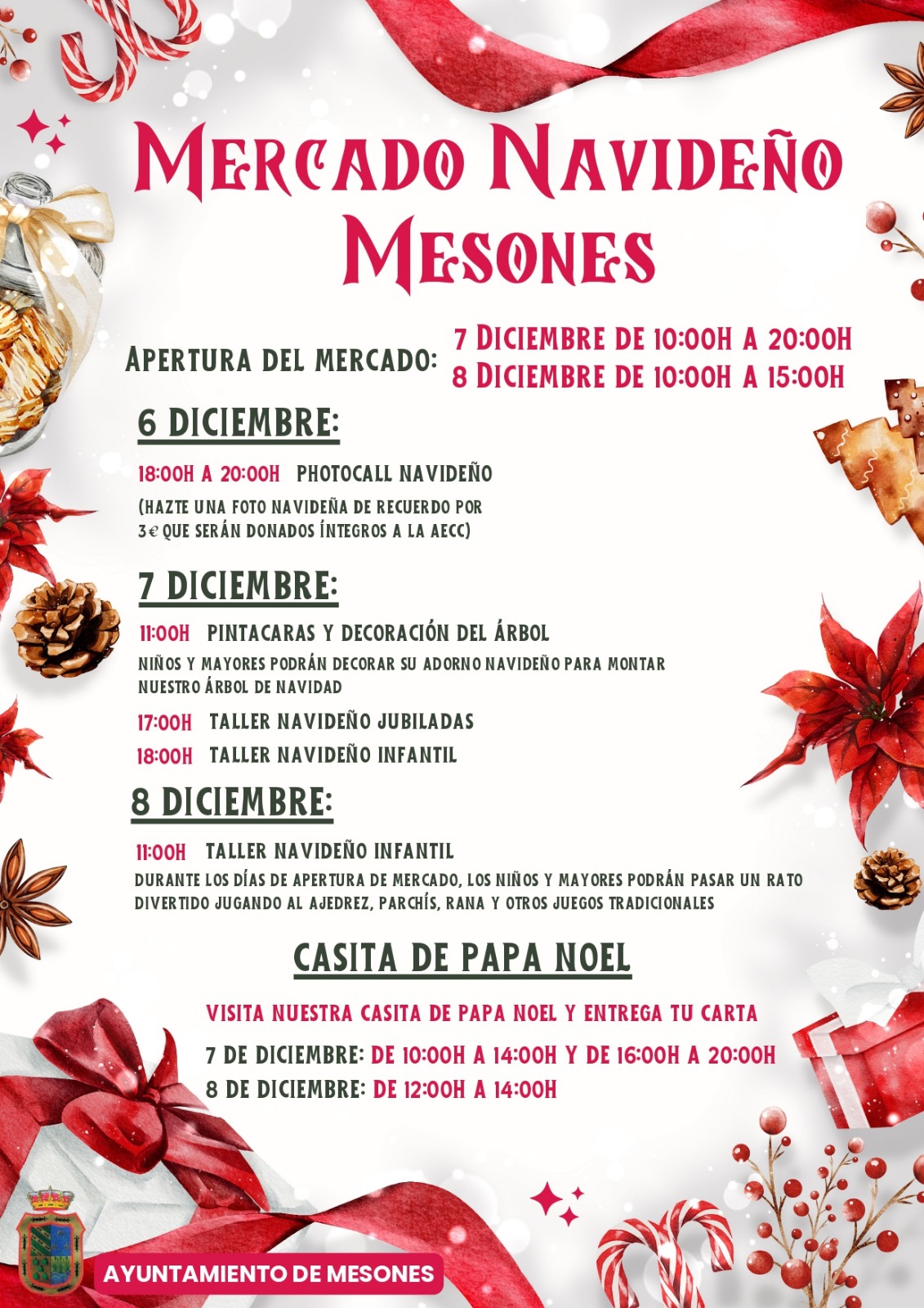 TALLER NAVIDEÑO INFANTIL   EN MESONES
