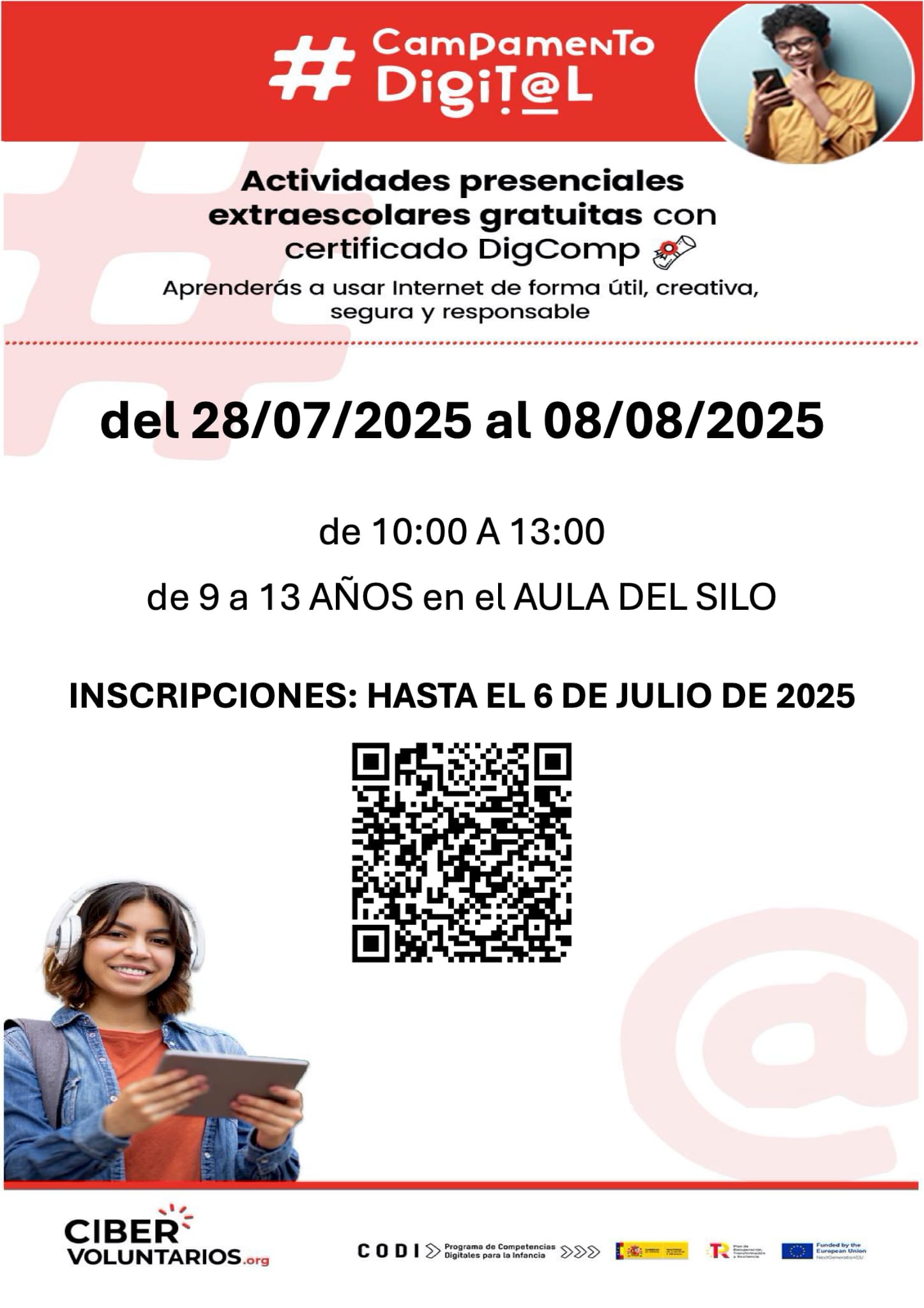 ¡LLEGA EL CAMPAMENTO DIGITAL A EL CASAR PARA NIÑOS DE 9 A 13 AÑOS!