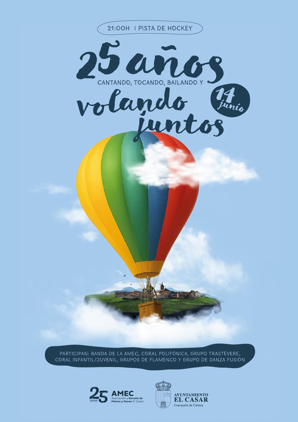 25 ANIVERSARIO DE LA AMEC ¡CELEBRAMOS 25 AÑOS CANTANDO, TOCANDO, BAILANDO Y VOLANDO JUNTOS!