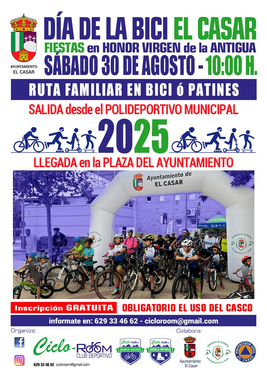 ¡VUELVE EL DÍA DE LA BICI EN EL CASAR!