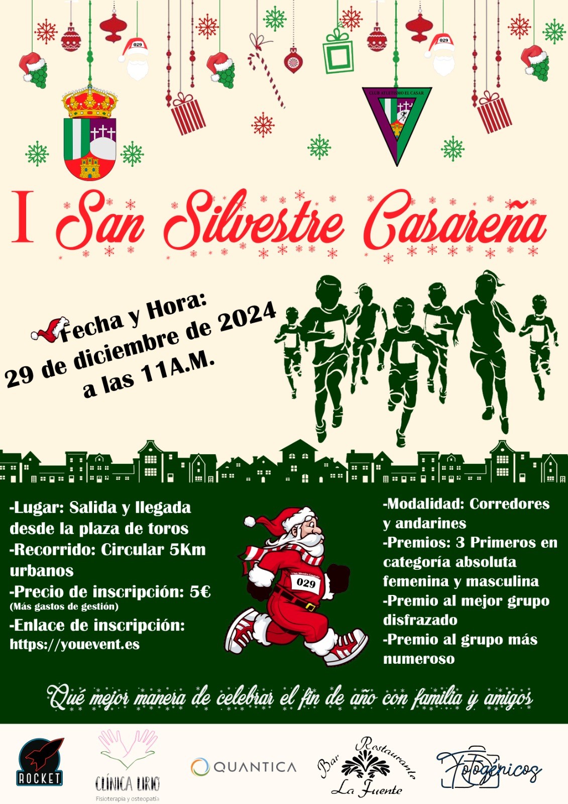 ¡LLEGA LA I SAN SILVESTRE CASAREÑA!