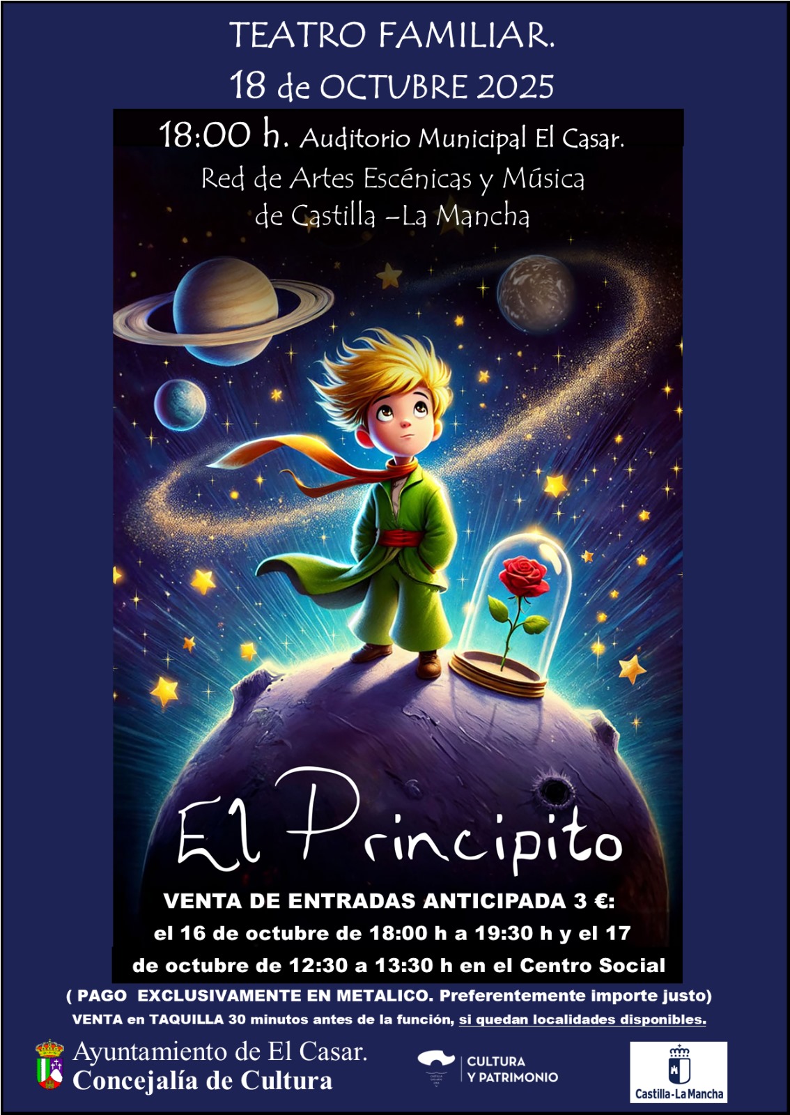 “EL PRINCIPITO” LLEGA A EL CASAR: TEATRO PARA SOÑAR EN FAMILIA (1)